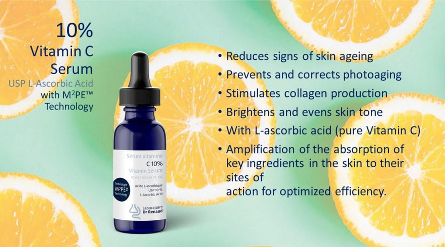 Dr. Renaud C 10% Vitamin Serum with M2PE Technology 30 ml / 1 fl oz