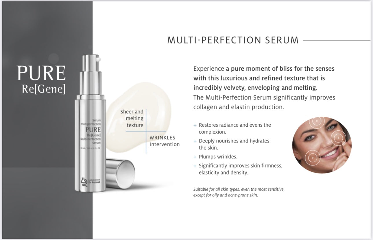 PURE Re (Gene) Multi-Perfection Serum 30ml - Laboratoire Dr. Renaud